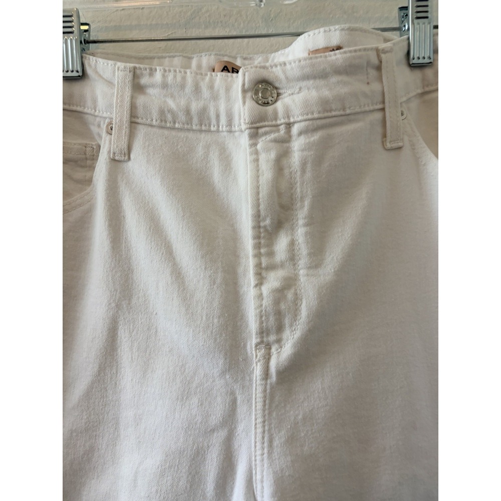 Ariat Women White Wide Leg Jeans Size 33R Ultra High Rise R.E.A.L. Denim Pants